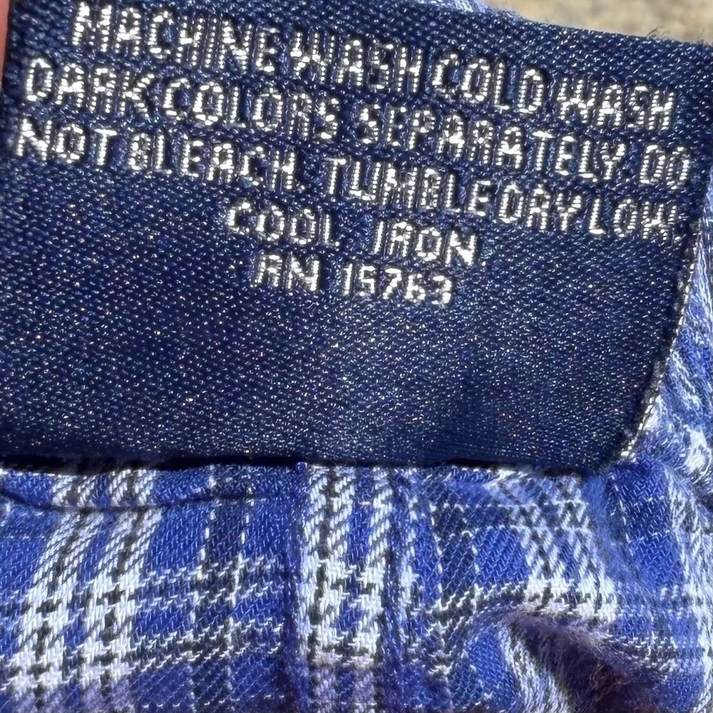 Polo Ralph Lauren Sleepwear Men's Plaid Cotton Pajama Pants Pony Large 30x24